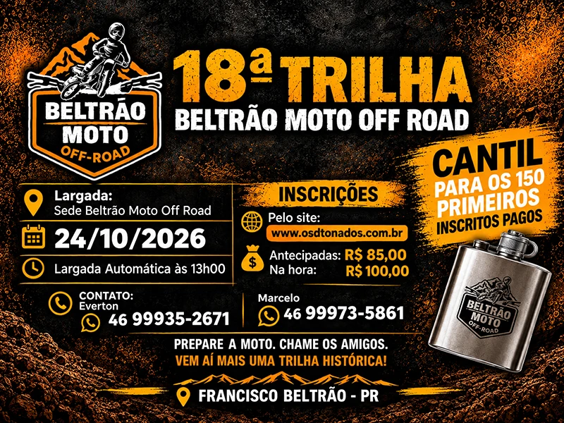 18º Trilha - Beltrão Moto Off Road
